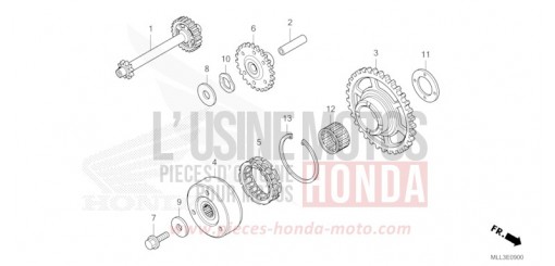 EMBRAYAGE DE DEMARRAGE CB1000SPS de 2025
